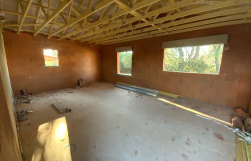 Chantier d'agrandissement en cours de réalisation La Maison Des Travaux Ales