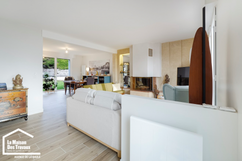 Demi-cloison pour délimiter l'entrée