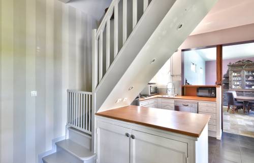 escalier posé pour la nouvelle suite parentale