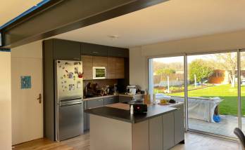 Rénovation et agrandissement pièce de vie au Bignon