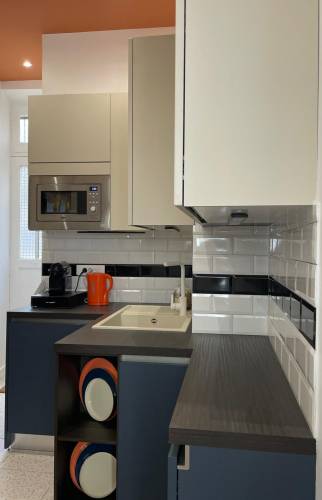 Rénovation complète de la cuisine de notre agence à  Paris 