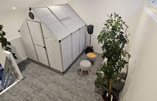 Petite maisonette pour faire de la batterie 