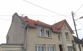 Rénovation de la toiture d'une maison dans le Calvados