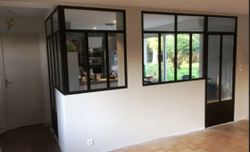 Création d'une verrière d'atelier contemporaine Pessac