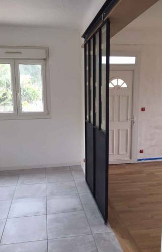 Entrée salon - Rénovation maison à Saint Sébastien