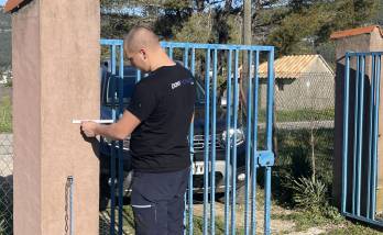 Etude technique pour motorisation du portail manuel à Cuges-les-Pins (13780)