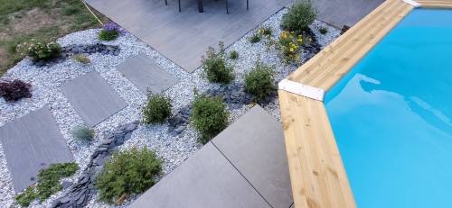 Vue depuis le bassin