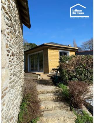 Extension de maison en bois La Maison des Travaux Vannes
