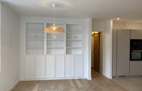 Installation de l'éclairage pour un résultat presque fini 