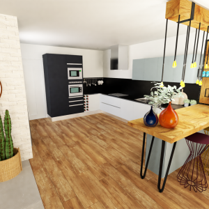 Réagencement et aménagement d'une maison Saint-Ménard en Jalles - Méro Poghossian - La Maison Des Architectes