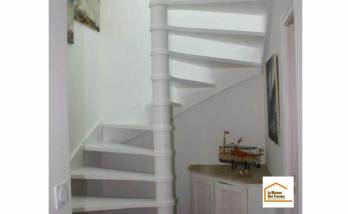 Réfection d'un escalier en colimaçon à Granville (50400)