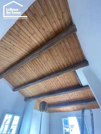Rénovation de plafond La Maison des Travaux Vannes Sarzeau Pénestin