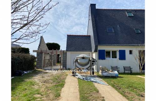 Création d'un garage à Damgan La Maison des Travaux Vannes Sarzeau Pénestin