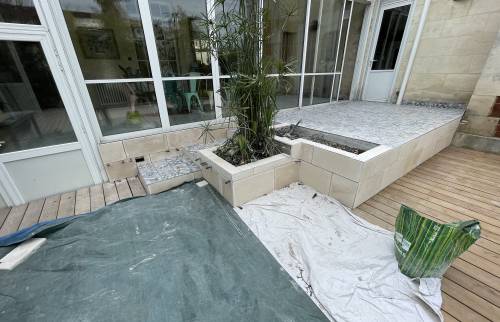 Construction d'une terrasse à Outreau 1