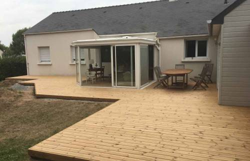 Terrasse en Thermopin - Nantes 44