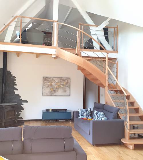 Rénovation du rez-de-chaussée d'un maison à Plouër sur Rance