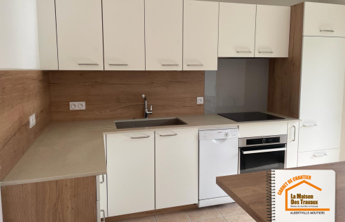 rénovation cuisine; rénovation appartement; rénovation maison; cuisine; travaux; albertville; moûtiers; tarentaise; artisan; moderne