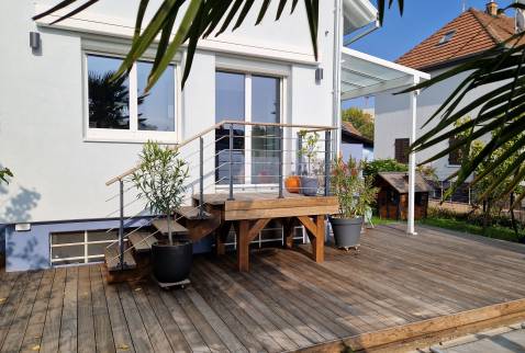 Création d'une terrasse bois sur mesure à Saint Louis