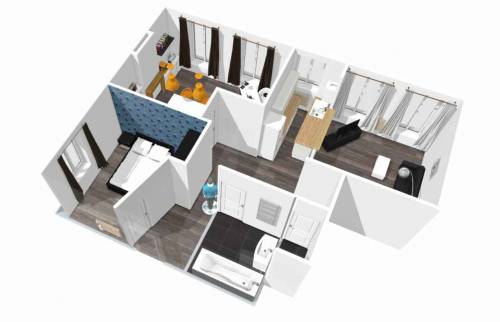 Projet rénovation appartement b - Sens (89)