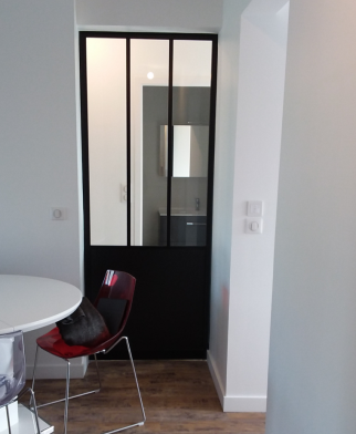 Porte verrière coulissante