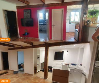 Avant après rénovation maison