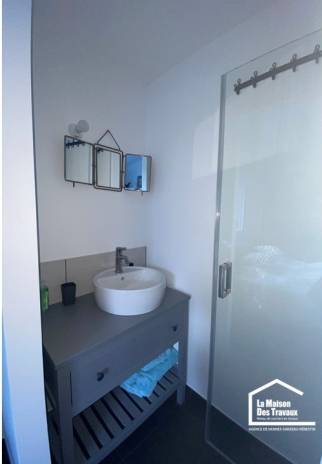 Création d'une salle de bain bord de mer La Maison des Travaux Vannes Sarzeau Pénestin