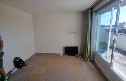 Revêtement de sol avant rénovation