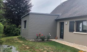 EXTENSION EN OSSATURE A VILLEDIEU LES POELES