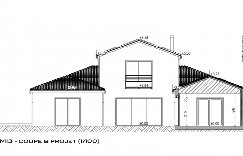 Plan de la maison et extension à venir