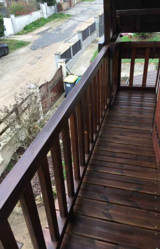 Rénovation de balcon en bois à Yerres (91330)