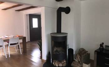 Parquet massif, poêle à bois à Saint Louis