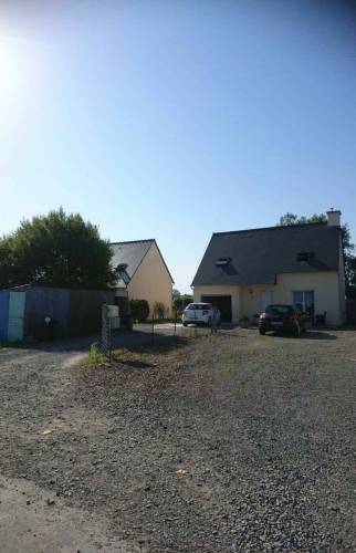 Portail aluminium et clôture à Cherrueix (avancement des travaux)