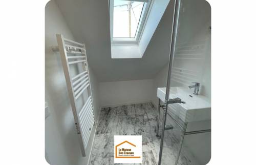 Création d'une salle de bain, à Val de Drôme (14240) !