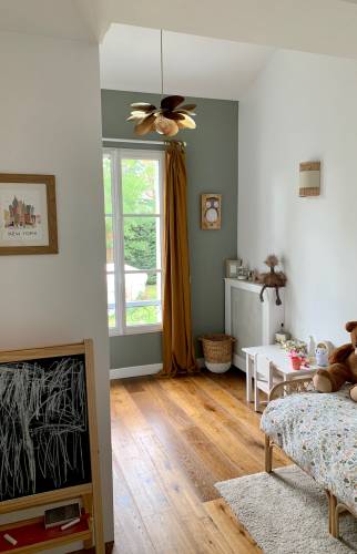 Chambre enfant Yvelines rénovation intérieure Houdan