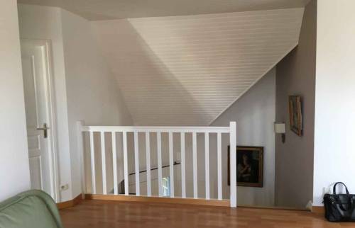 Cage d'escalier avant la rénovation 