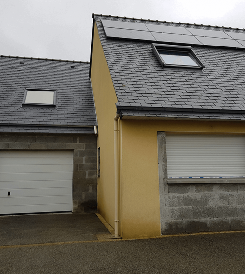 Construction d’un garage adjacent à la maison