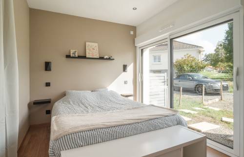 Transformation d’un double garage en habitation- La Haie Fouassière (44690)- chambre