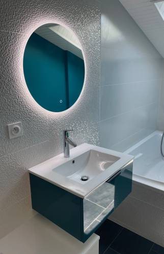 Rénovation d'une salle de bains à Bouguenais