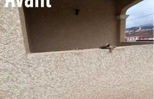 Terrasse avant ouverture