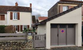 Maison et garage après travaux de ravalement de façade - Moissy-Cramayel 77550