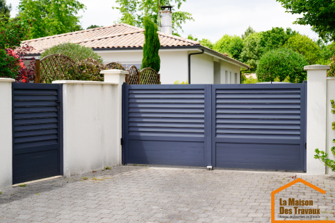 remplacement d'un portail dans une maison