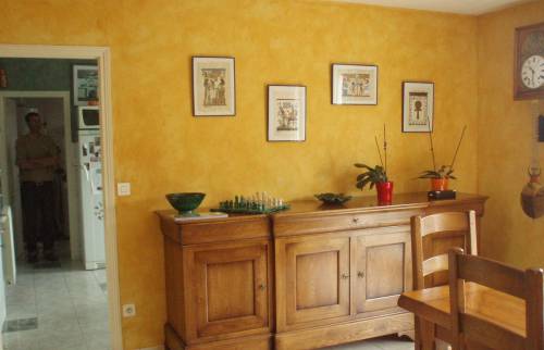 Cloison avant ouverture vue depuis le séjour