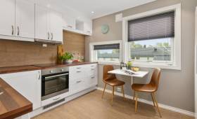 cuisine en L rénovée à Poitiers