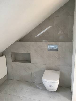 Création de salle de bain sous combles Cusset