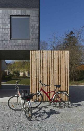 Pose d'une toiture / façade en ardoise - Quéven (56530)