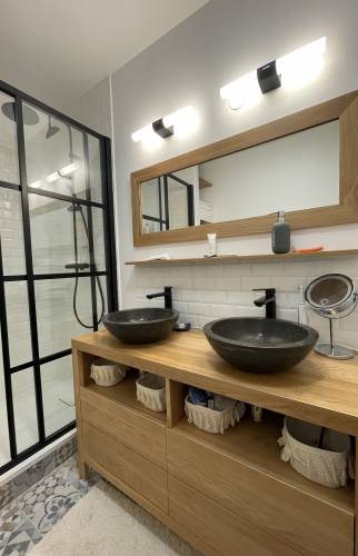 Rénovation de salle de bain pour un look industriel à Igny (91)