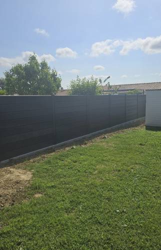 Nouvelle cloture en alu