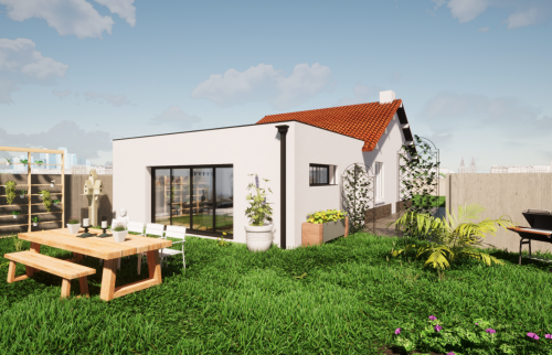 Future extension construite à Rezé