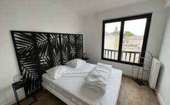 Chambre paravent feuillage