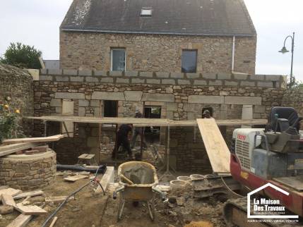 Travaux de rénovation et d'extension à Arzon